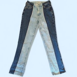 PacSun Chic Two-Tone Straight Leg‎ Jeans Size 24